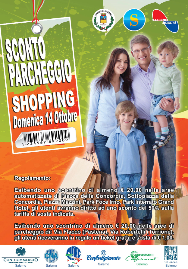 Sconto Parcheggio Shopping – Domenica 28 ottobre 2012