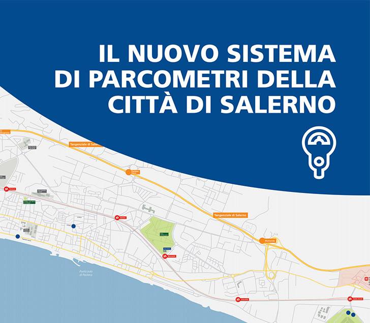 PRESENTATO IL NUOVO SISTEMA DI PARCOMETRI DELLA CITTA’ DI SALERNO | Foto e video