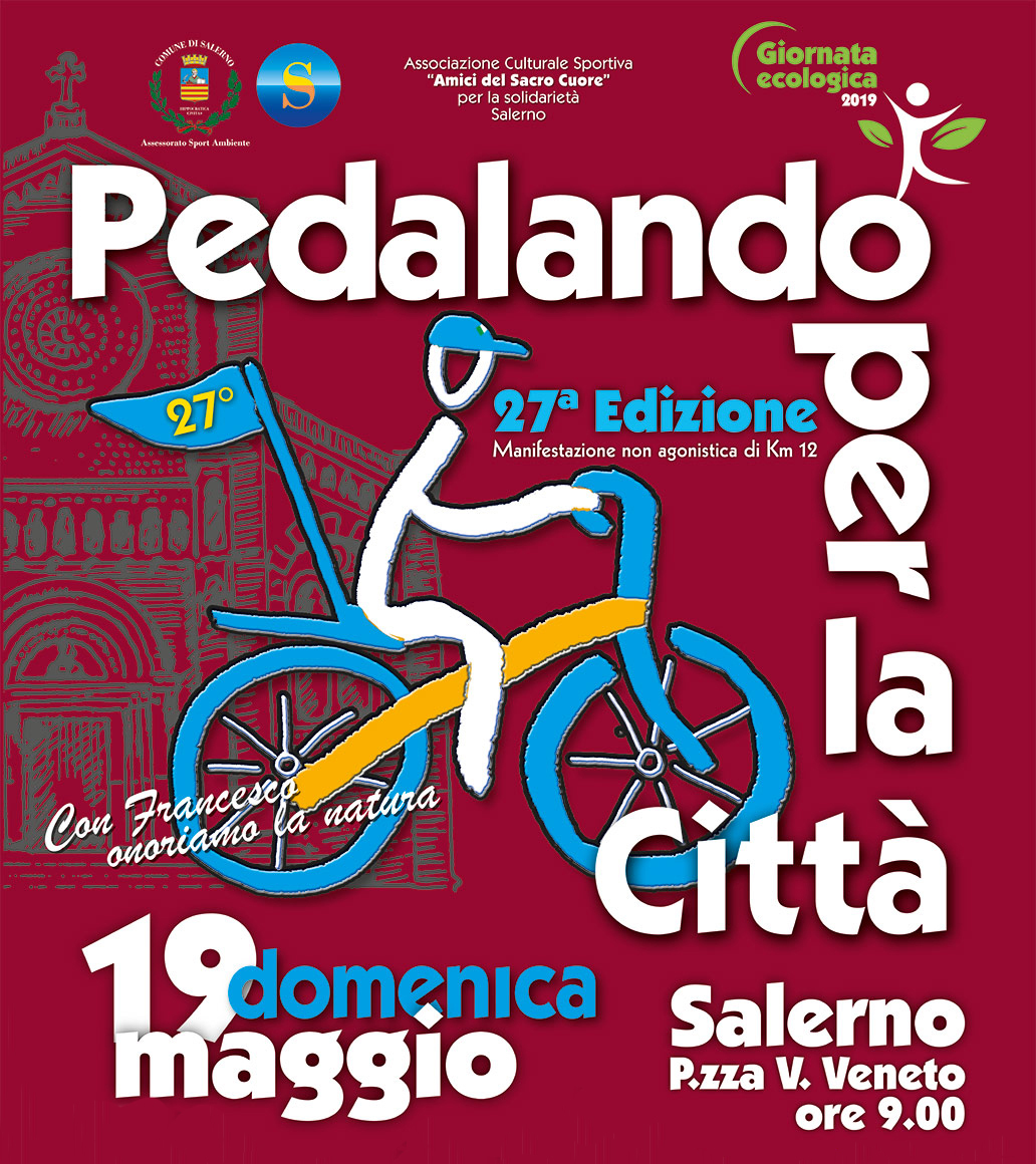 PEDALANDO PER LA CITTA - manifesto 2019