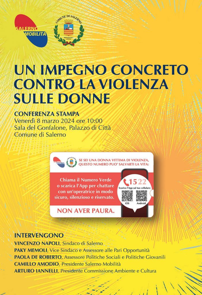 Comune di Salerno e Salerno Mobilità S.p.A.: un impegno concreto contro la violenza sulle donne